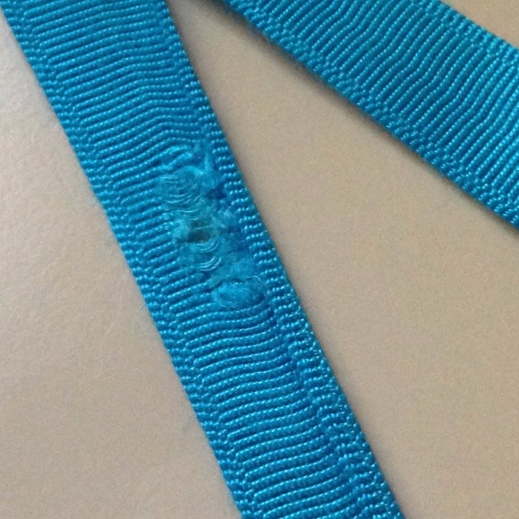 Kenzie Turquoise Skirt Ribbon Side Tie - Sz 6 - Picture 7 of 8